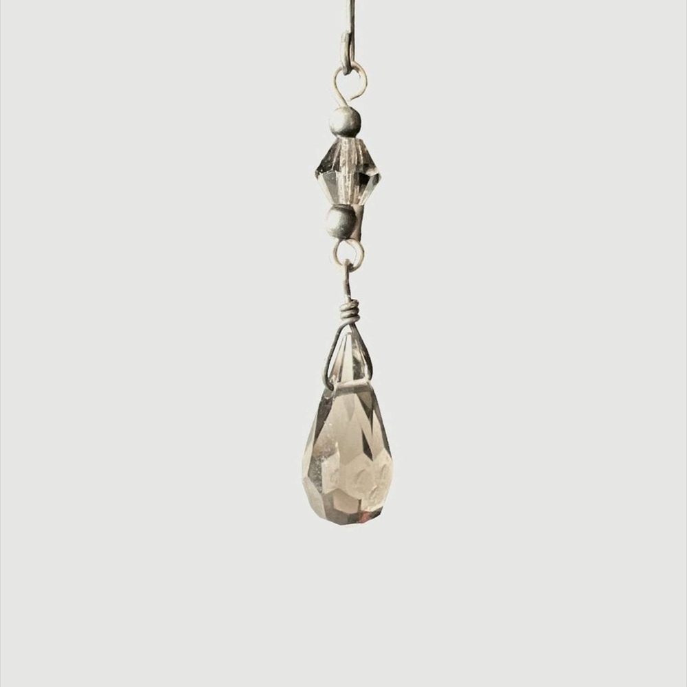 Smokey Drop Elegant Festive Earrings